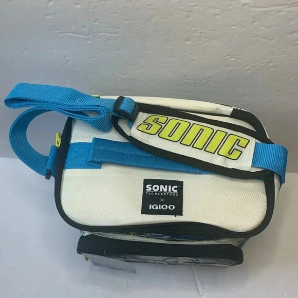 Sonic The Hedgehog Square Bag Insulated Lunch Cooler New - Picture 3 of 10